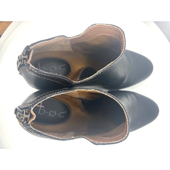 B.O.C Lucy Black Leather Western Boots 9 - Picture 7 of 7